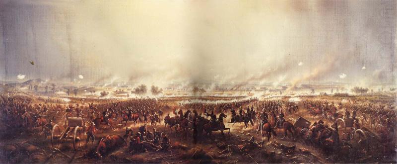 James Walker The Battle of Gettysburg  fRepulse of Longstreet-s Assault china oil painting image